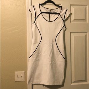 White mini dress from Express